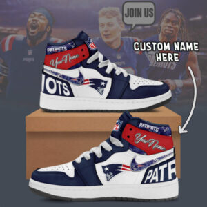 New England Patriots - AJ1 High Top Shose - V1