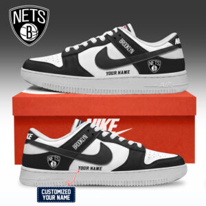 Brooklyn Nets NBA Custom Air Force Shoes