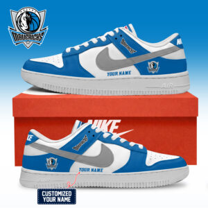Dallas Mavericks NBA Custom Air Force Shoes