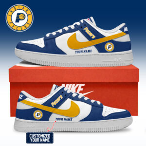 Indiana Pacers NBA Custom Air Force Shoes