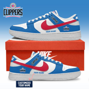 Los Angeles Clippers NBA Custom Air Force Shoes
