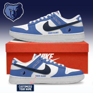 Memphis Grizzlies NBA Custom Air Force Shoes