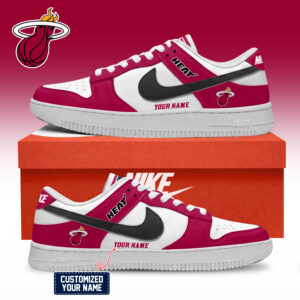 Miami Heat NBA Custom Air Force Shoes