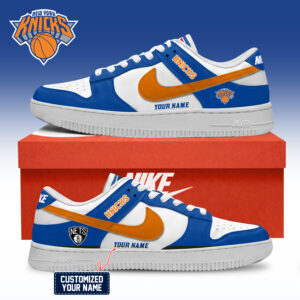 New York Knicks NBA Custom Air Force Shoes