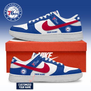 Philadelphia 76ers NBA Custom Air Force Shoes